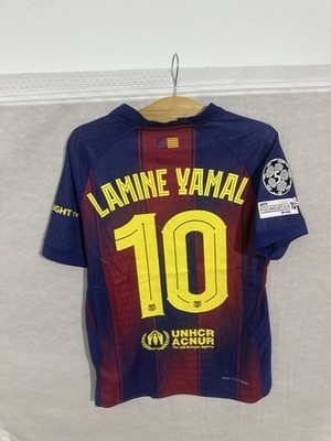 Lamine Yamal #10 25/26 FAN version Authentic Barcelona Jersey Size
