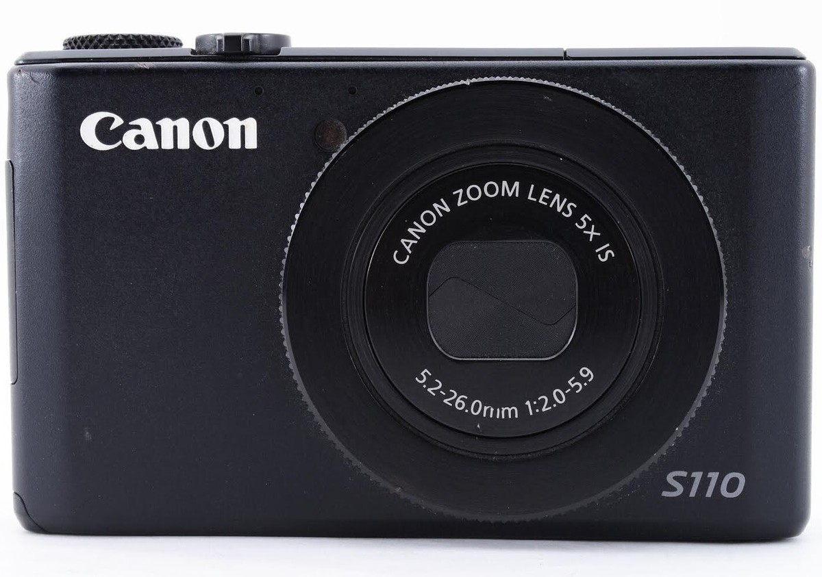 Canon PowerShot S110 12.1MP Digital Camera Black made in Japan | eBay