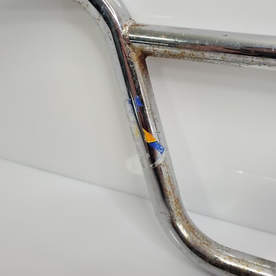 Rare Vintage 80s GT BMX Racing Handlebars No Knurling Chrome 26