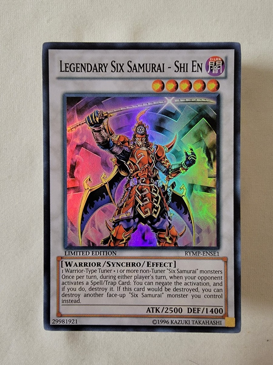 Six Samurai Deck Yugioh Card (44 Cards) Legendary Samurai Shi En