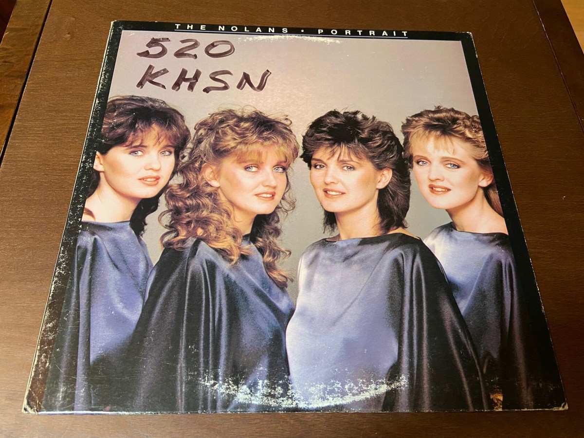 The Nolans~Portrait~NM~GOLD STAMP PROMO~Pop Ballad Disco 80s LP