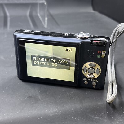 Panasonic LUMIX DMC-FX37 Leica NAVY BLUE-10 MP-Digital Camera-SD