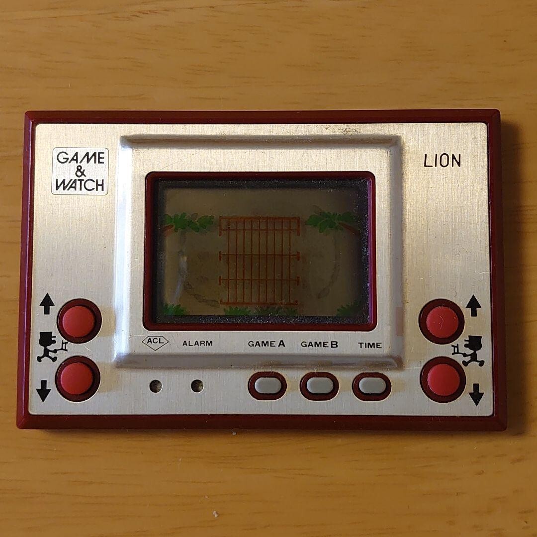 Nintendo Game Watch Lion 1981 LN-08 Retro Vintage Portable