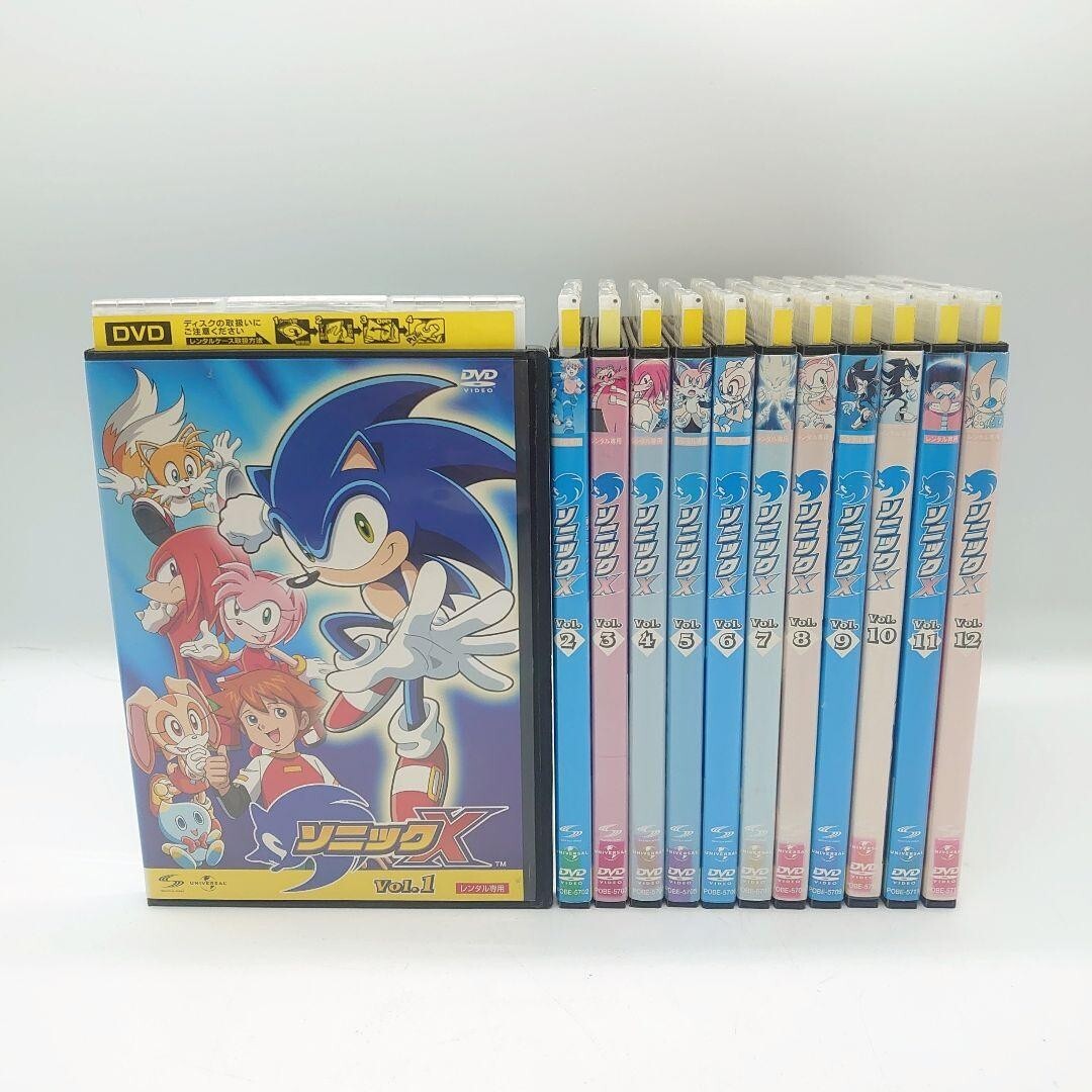 Sonic X Volume 1-12 Set DVD Anime TV Series Action Adventure Japan