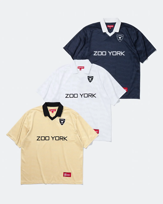 Supreme x Zoo York Soccer Jersey Navy White Gold 3colors SS25 | eBay