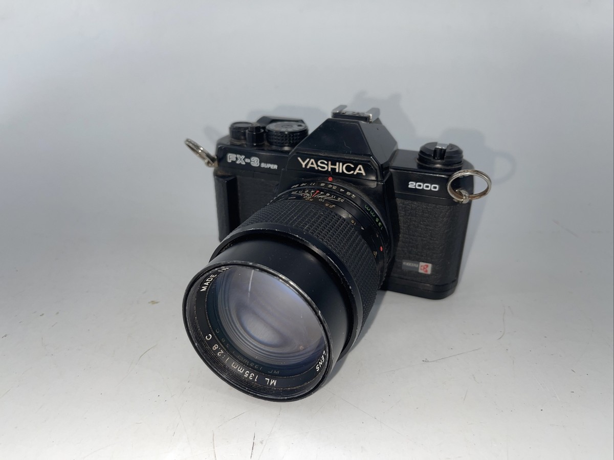 Yashica FX-3 Super 2000 35mm Film Camera w/ Yashica Lens ML 135mm
