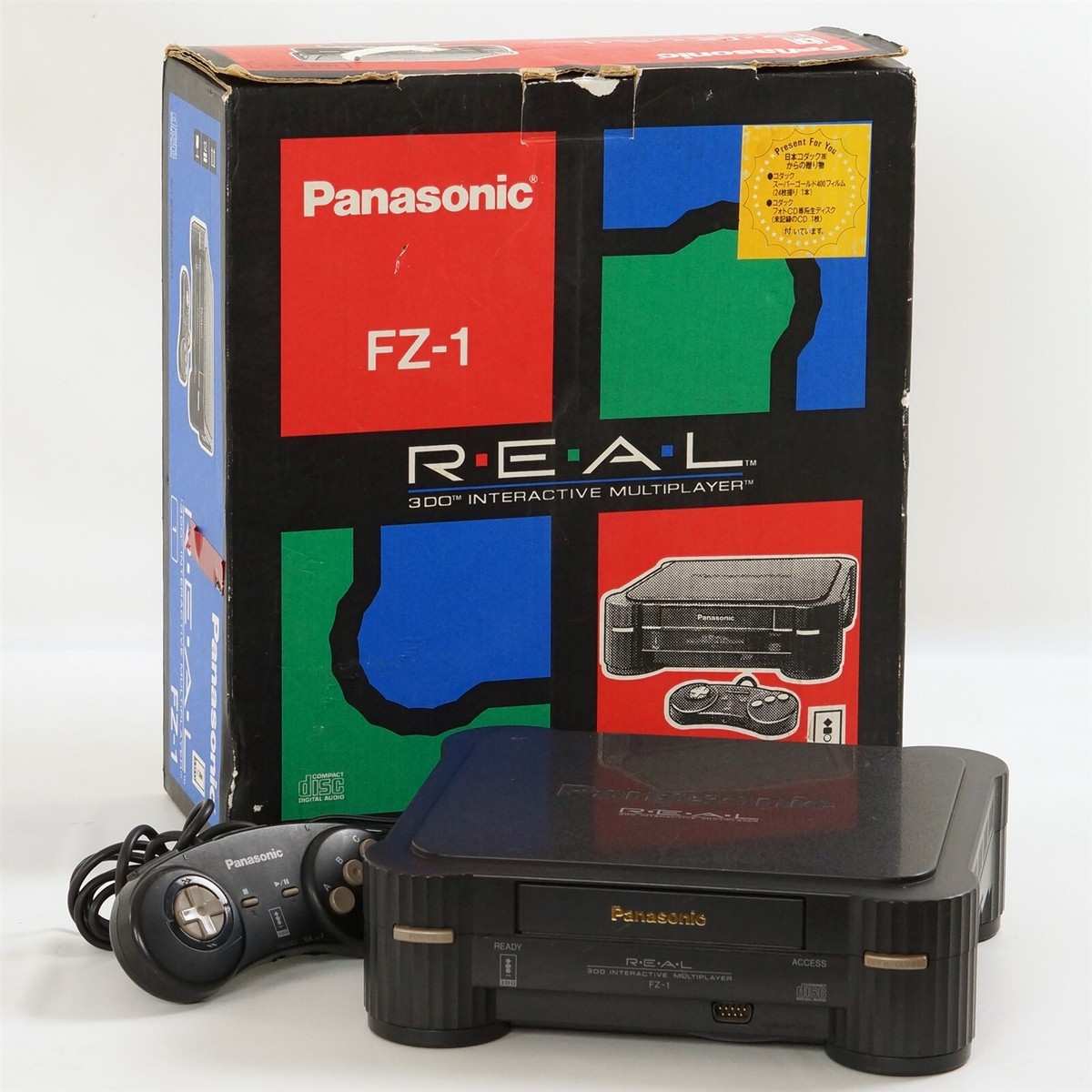 Panasonic 3DO REAL Console Boxed FZ-1 Tested System Game