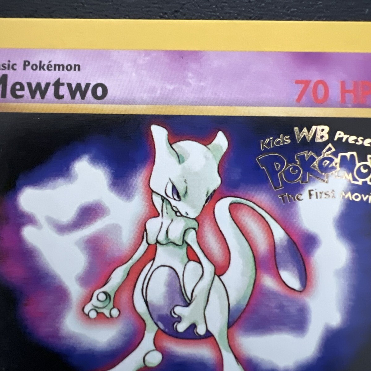 Pokémon Mewtwo Kids WB Presents Pokemon The First Movie Holo | eBay
