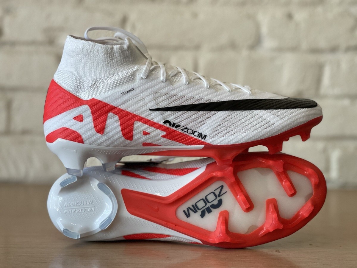 Nike Zoom Superfly 9 Elite FG Bright Crimson White DJ4977-600 Men