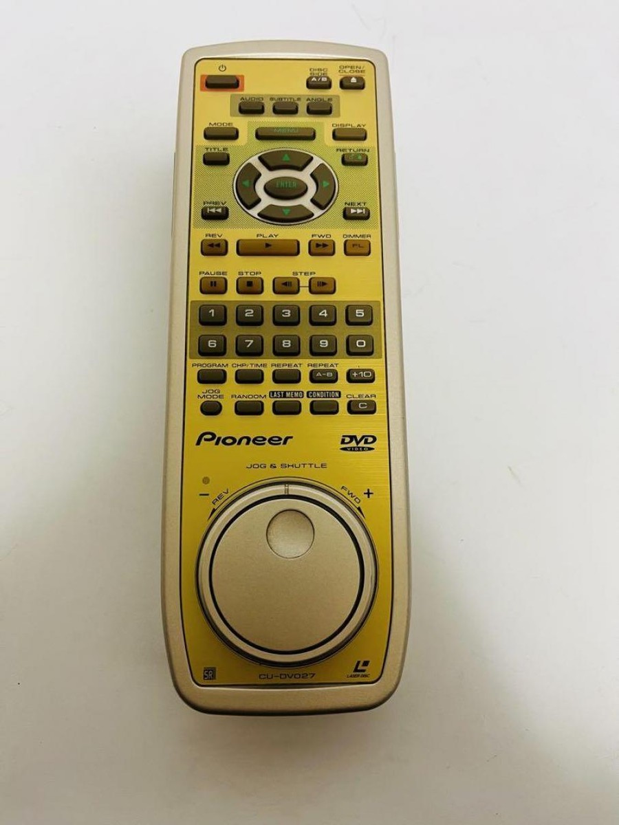 Pioneer CU-DV027 Laser Disc Player Remote controller support DVL
