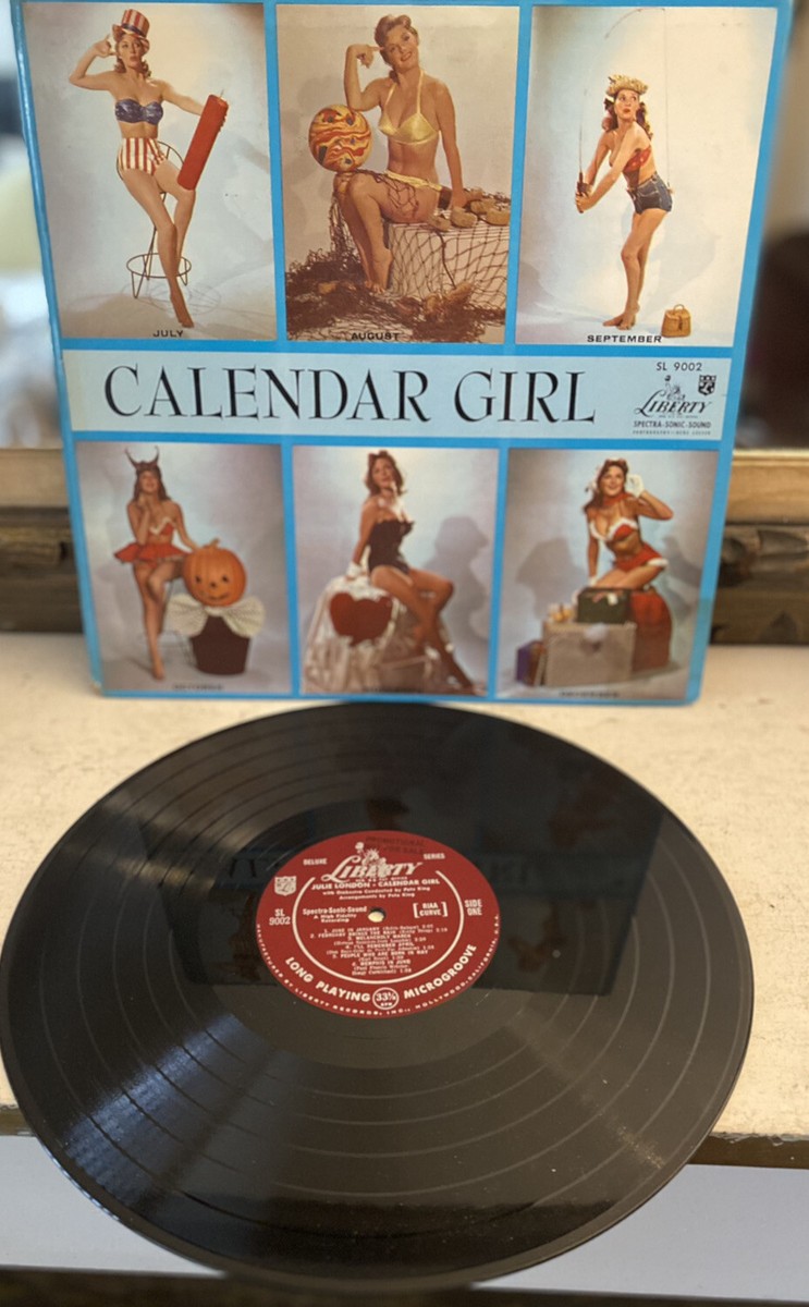 JULIE LONDON - Calendar Girl LP - Original 1956 Liberty SL 9002