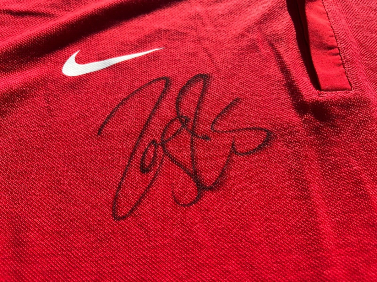 ROGER FEDERER SIGNED NIKE SWISS TENNIS SHIRT POLO OLYMPICS