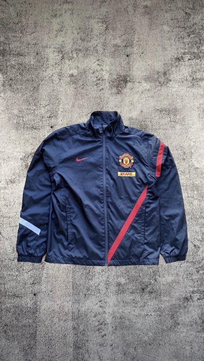 Vintage Y2k Nike Manchester United DHL Track Jacket Men's Size M