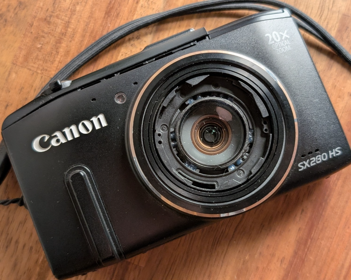 Canon PowerShot SX280 HS 12.1MP Digital Camera - Black for sale