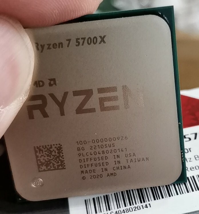 AMD Ryzen 7 5700X 3.4 GHz 8-Core AM4 Desktop CPU Processor R7