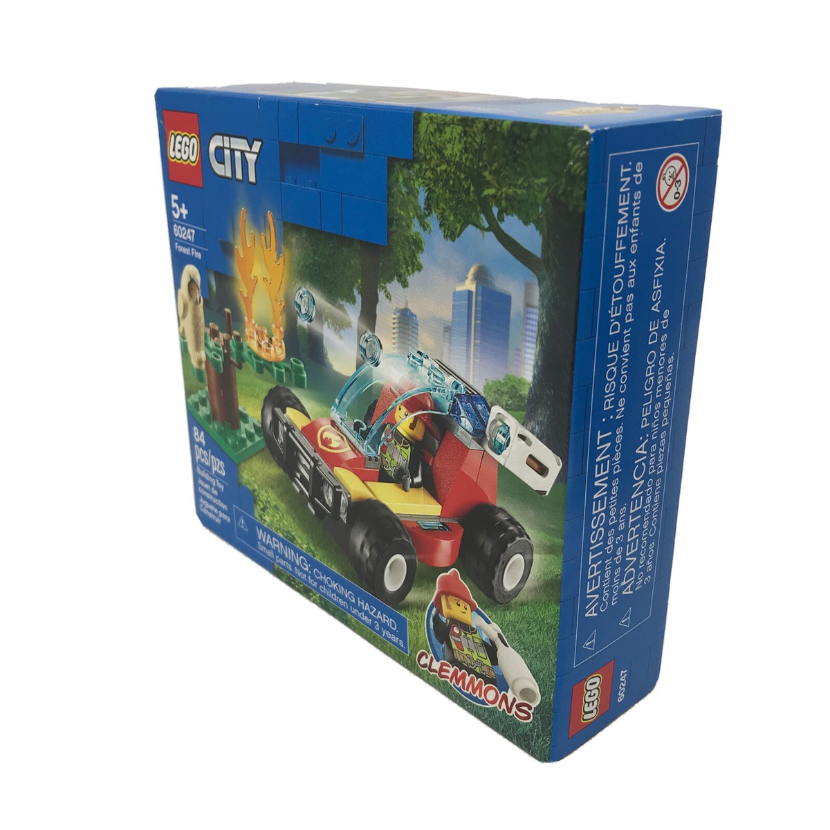 LEGO City Forest Fire With Clemmons 60247 Building Toy 84 Pieces