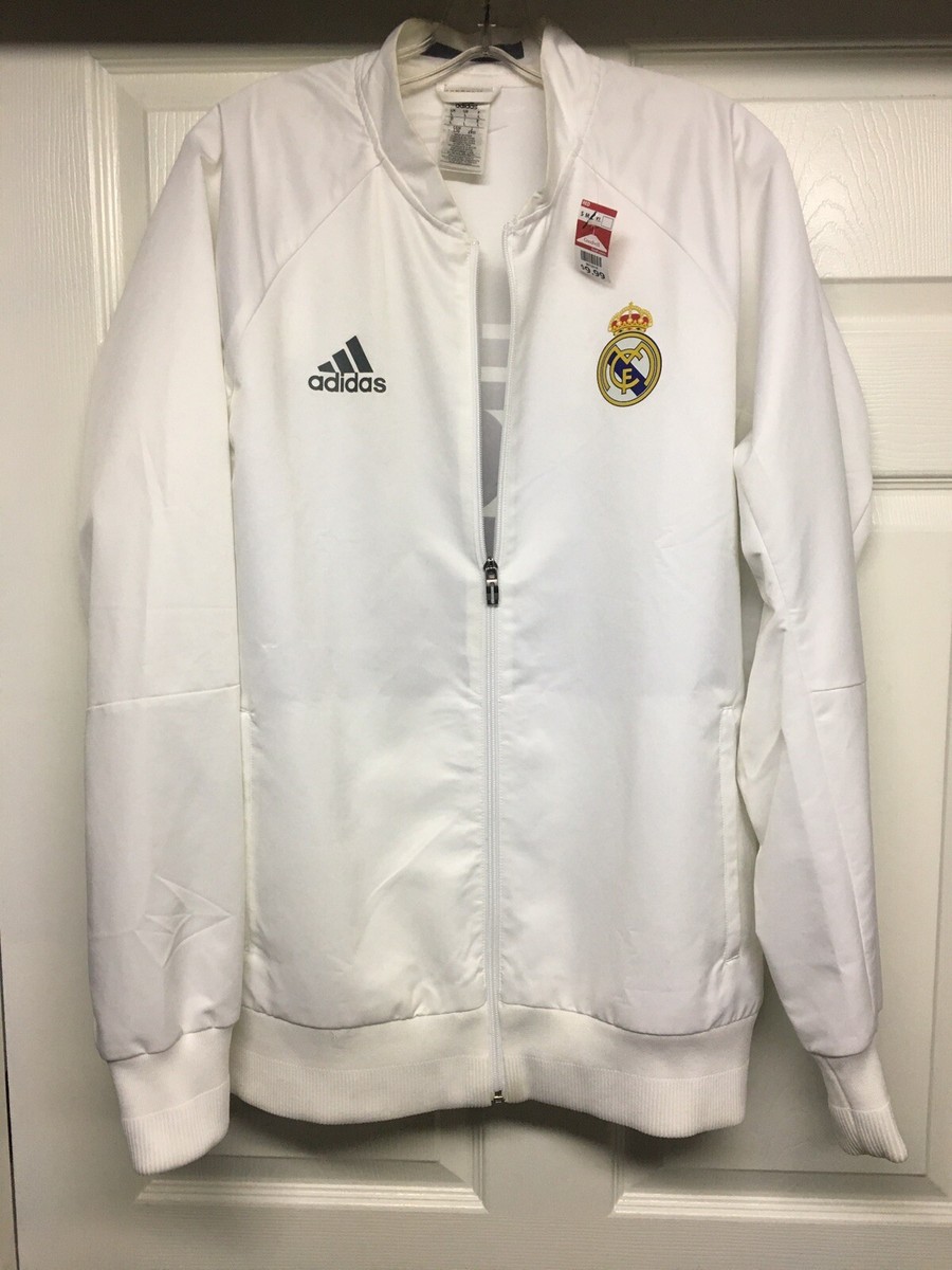 Adidas Real Madrid Training Zip Up Jacket Size Large Football