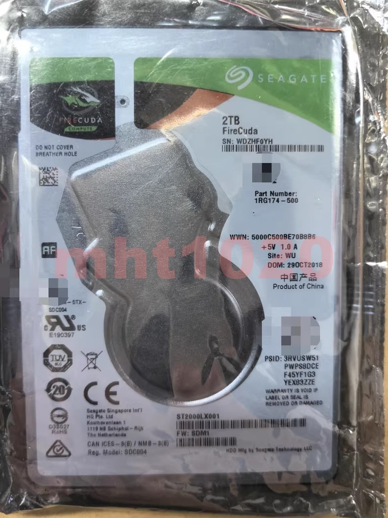 Seagate FireCuda 2TB, SATA III, 2.5