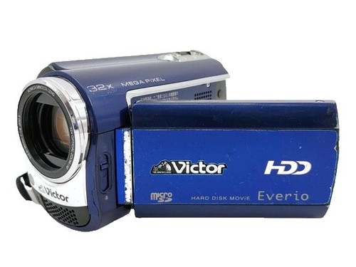 Victor Everio GZ-MG330 Video Camera Blue Very Good | eBay