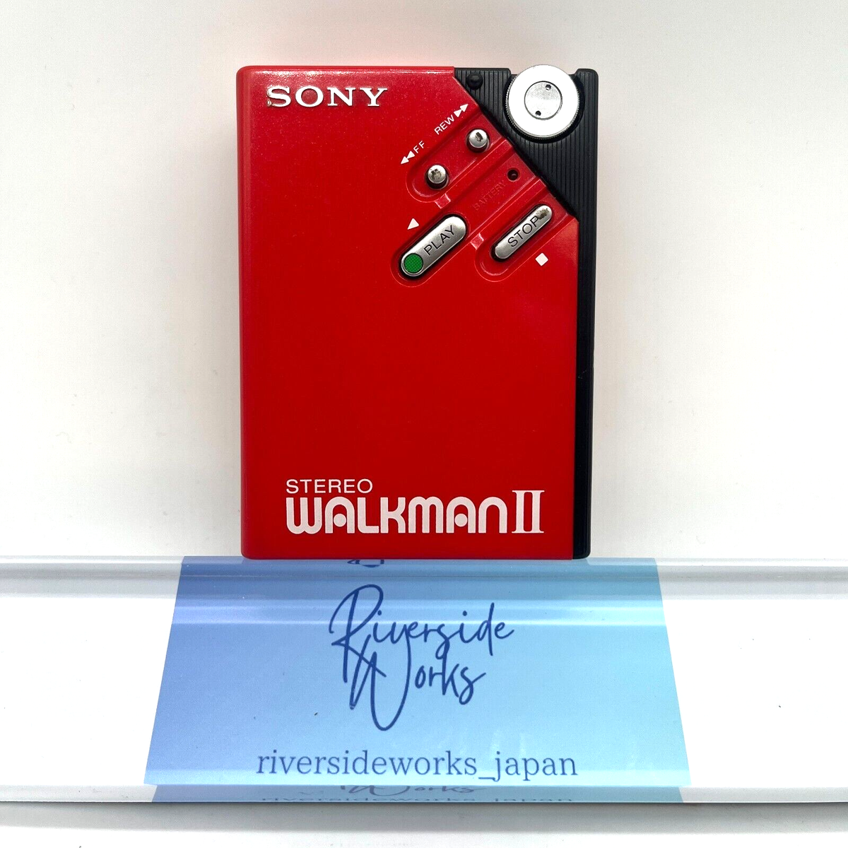 SONY WALKMAN WM-2 Portable Cassette Player Red Junk | eBay