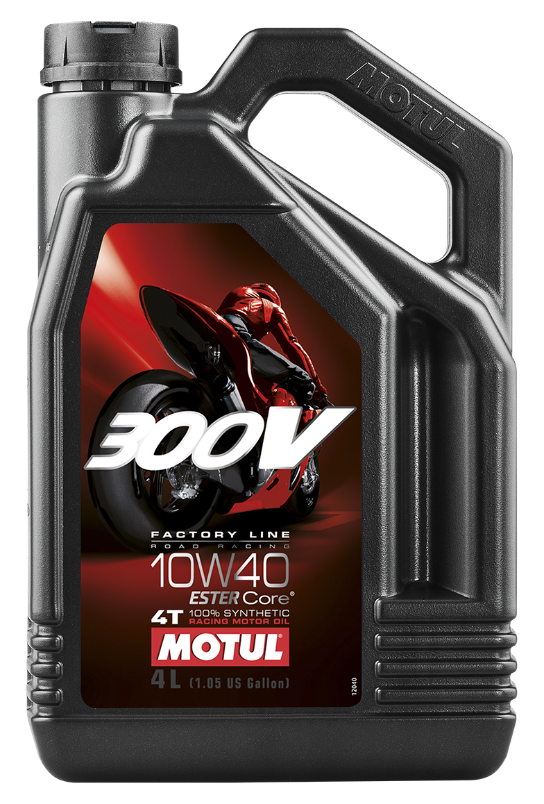 Motul 300V 4T Full Synthetic Motorcycle Oil 10W-40 4 Liter liters