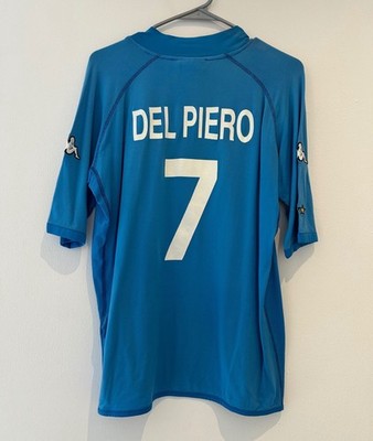 Jersey Italia World Cup 2002 Del Piero #7 Large Kappa ⚽️ | eBay