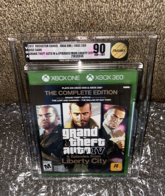 Grand Theft Auto IV: The Complete Edition VGA 90 GOLD! SUPER RARE