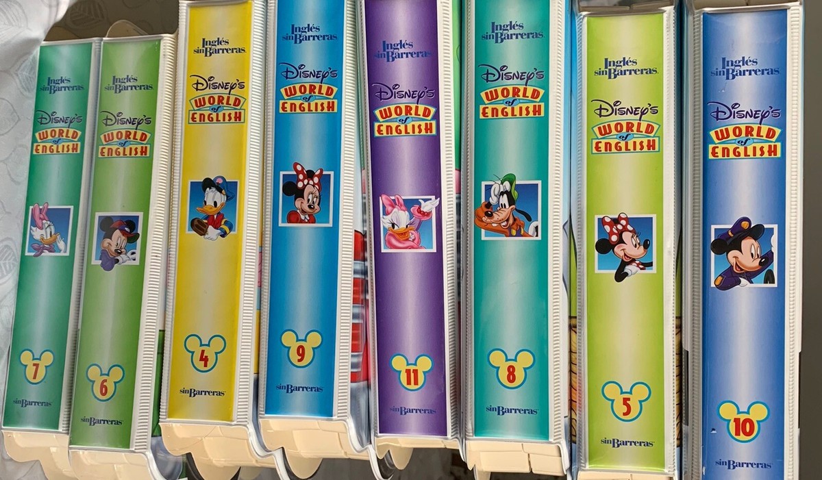 Walt Disney 2007 World Of English Collectible/ Learning Books And