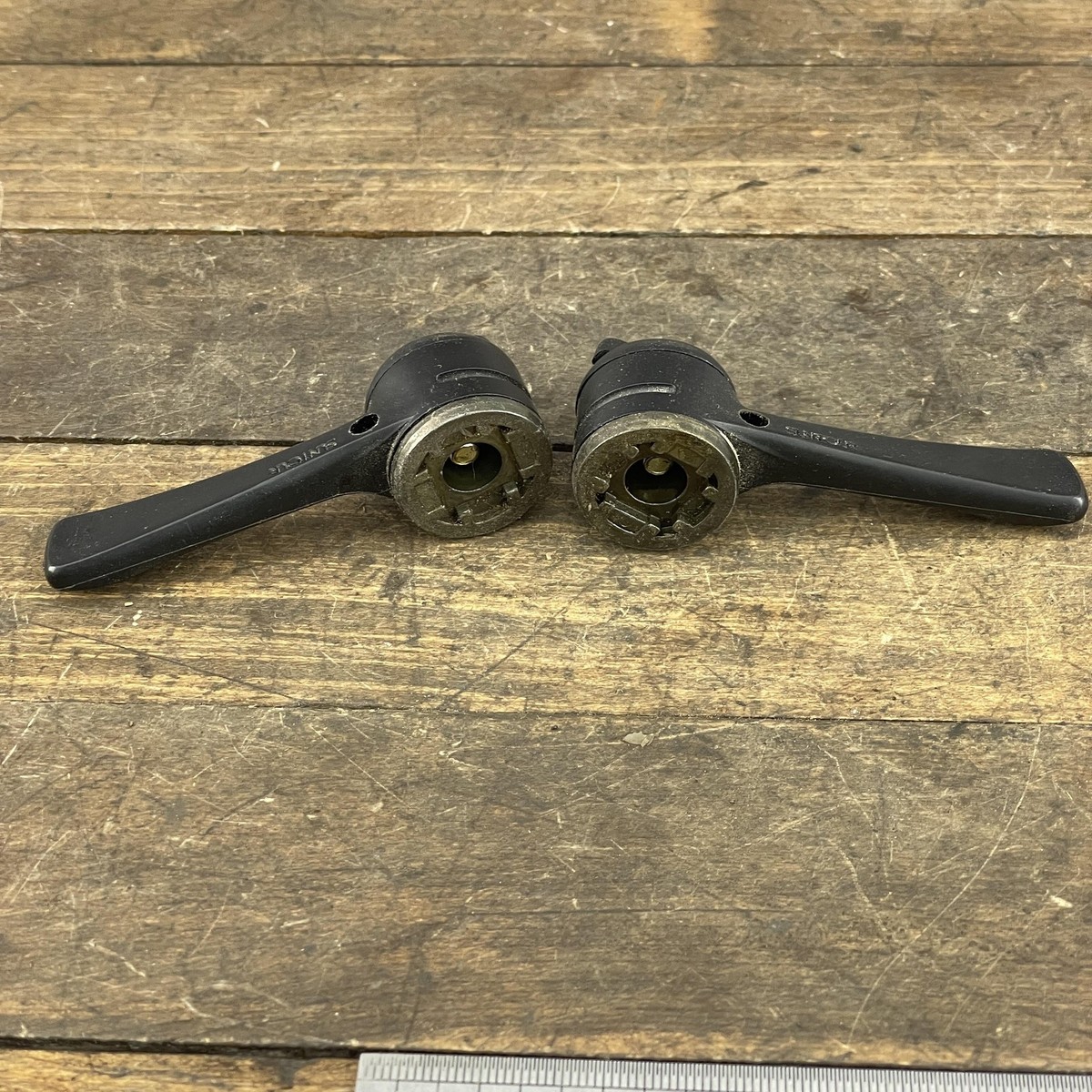 Vintage Suntour Accushift Plus Power Control Shifters Braze 7s 7