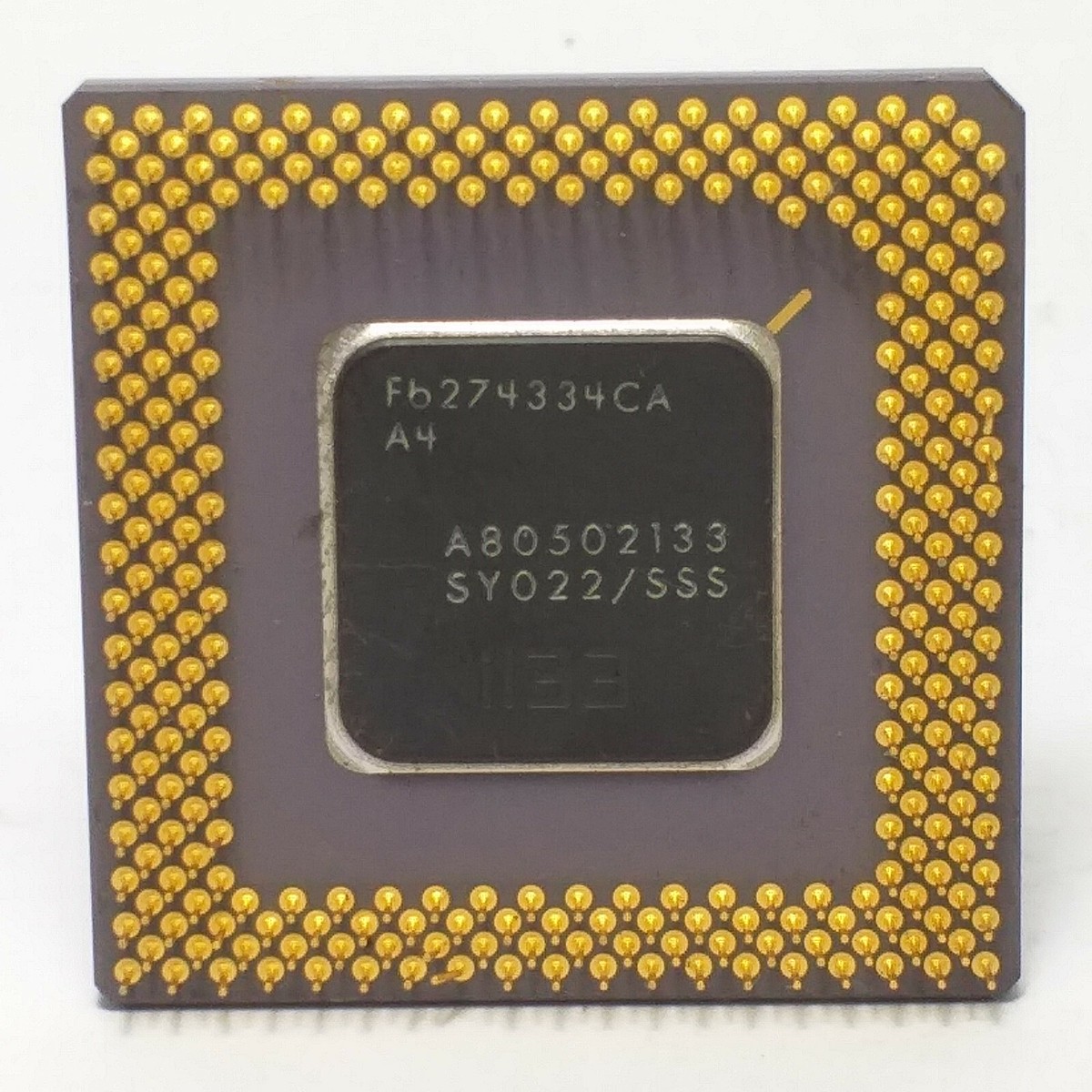 Vintage INTEL PENTIUM CPU 133 MHZ A80502133 SY022 Intel '92 '93