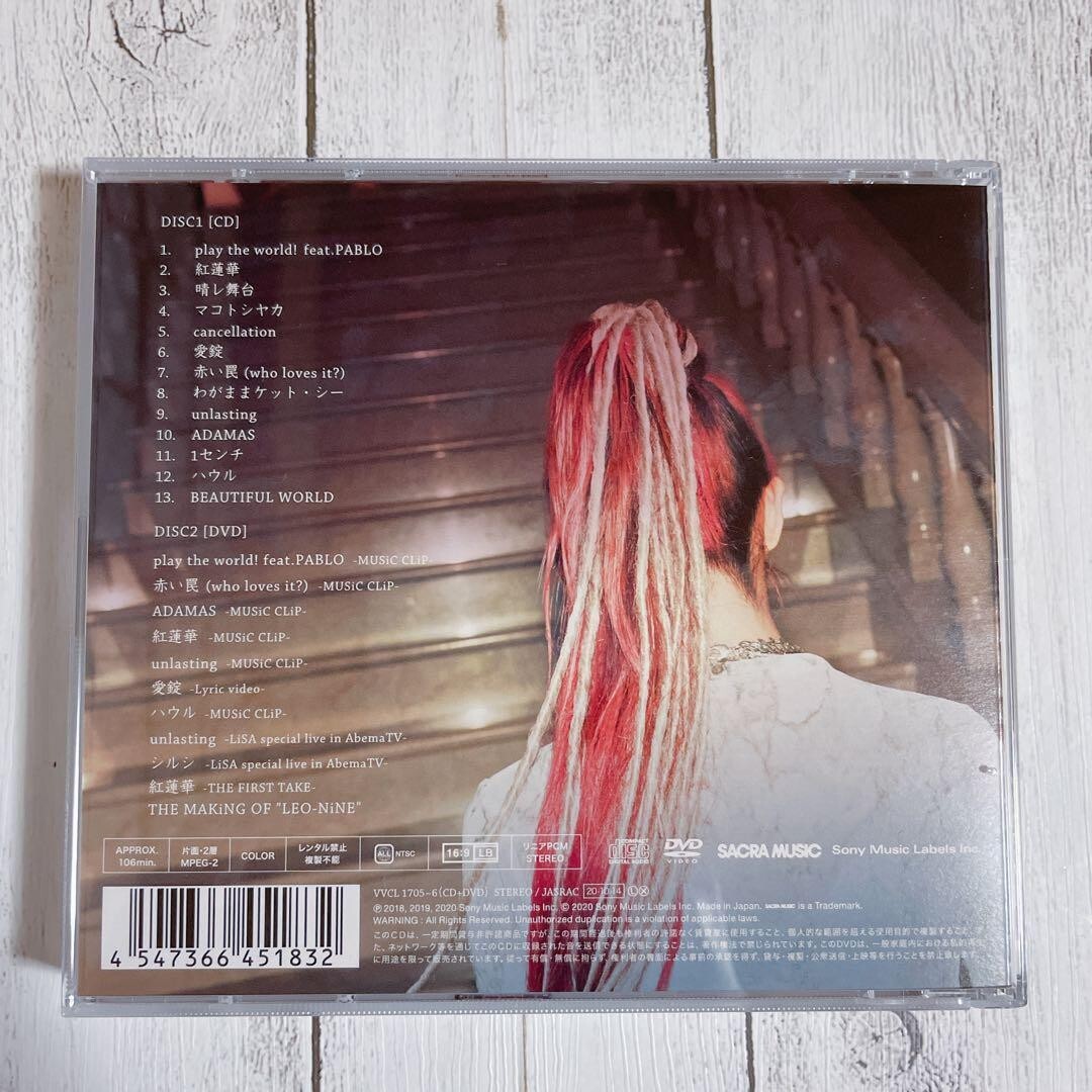 LiSA LEO-NiNE First Limited Edition Type B CD DVD Booklet Japan