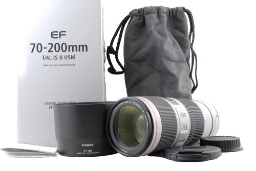 CANON EF 70-200mm F2.8 L IS II USM complete original retail box