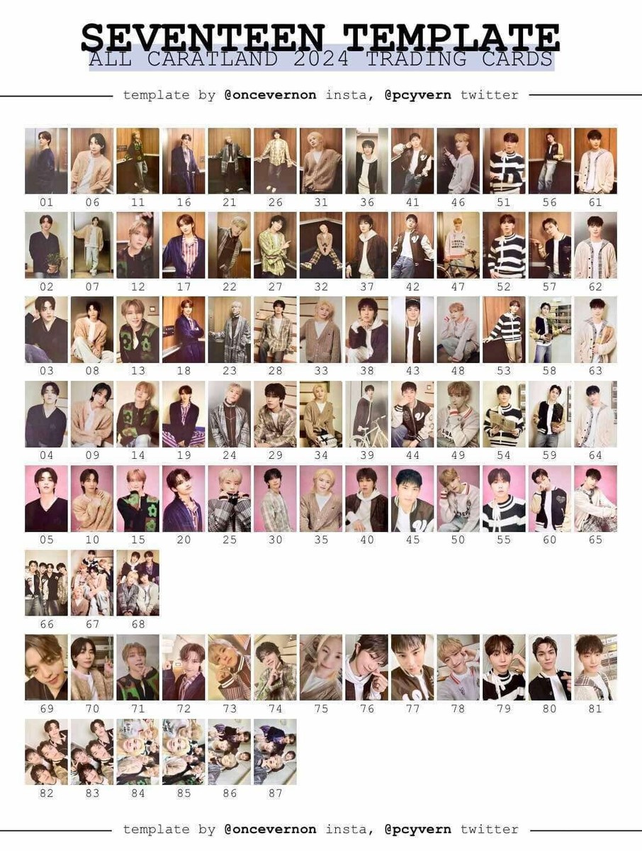 SEVENTEEN CARAT LAND 2024 TRADING CARD CARATLAND FANMEETING