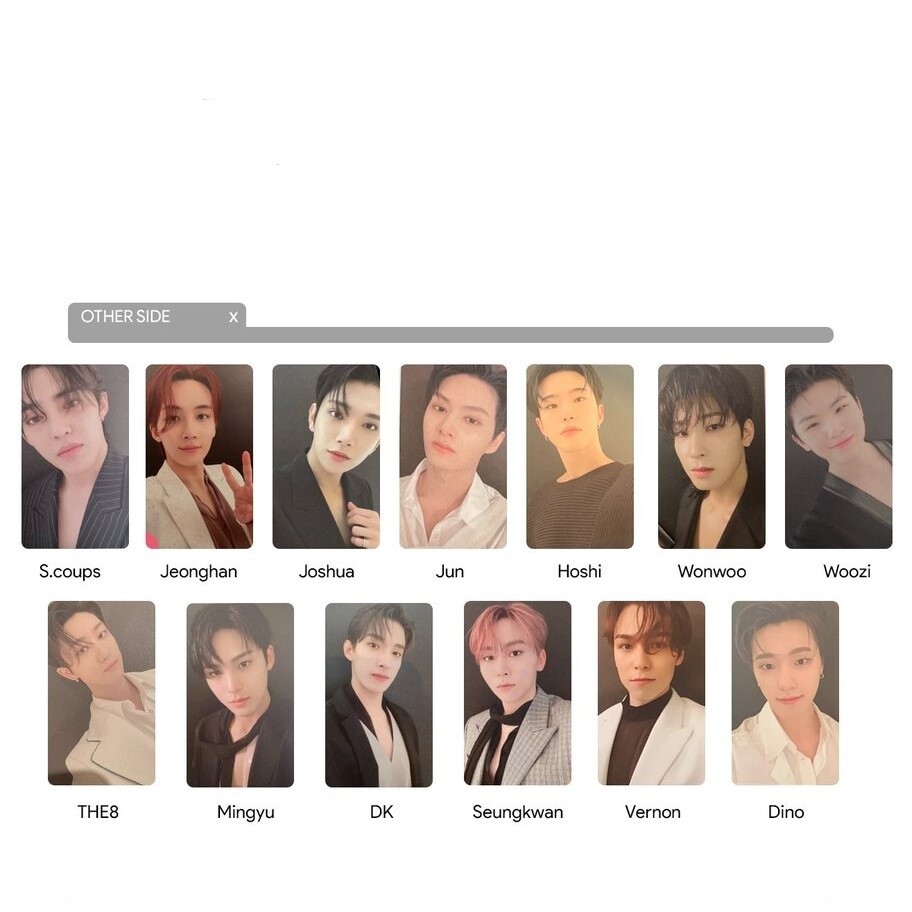 SEVENTEEN - Your Choice - Official Photo card ONESIDE OTHERSIDE