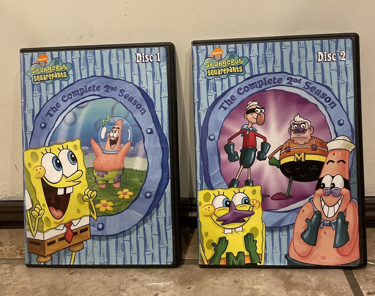 2004 SpongeBob SquarePants 2nd Season Series DVDs Disc 1 And 2 | eBay