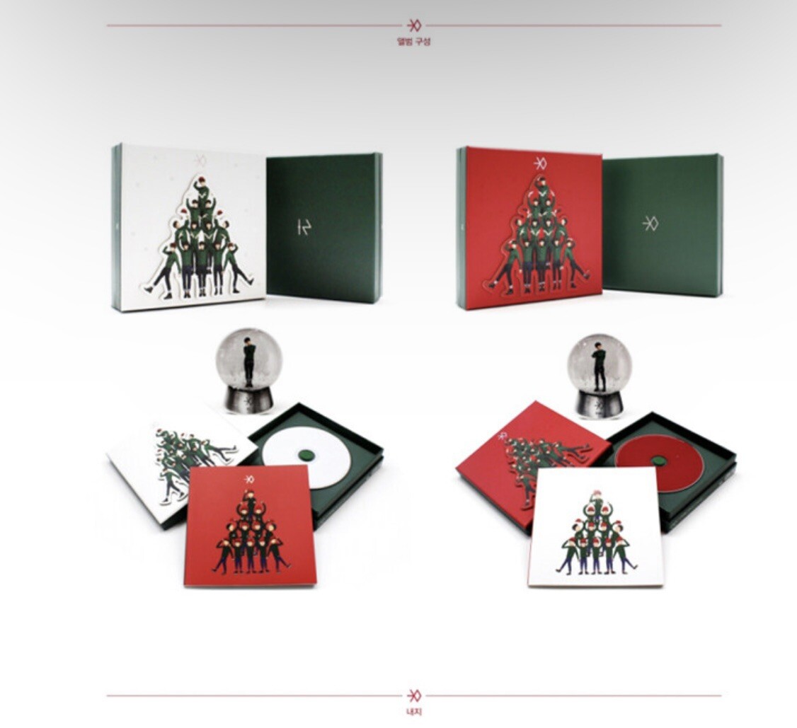 EXO Winter Special Album Miracles in December CD+PhotoCard (Korea