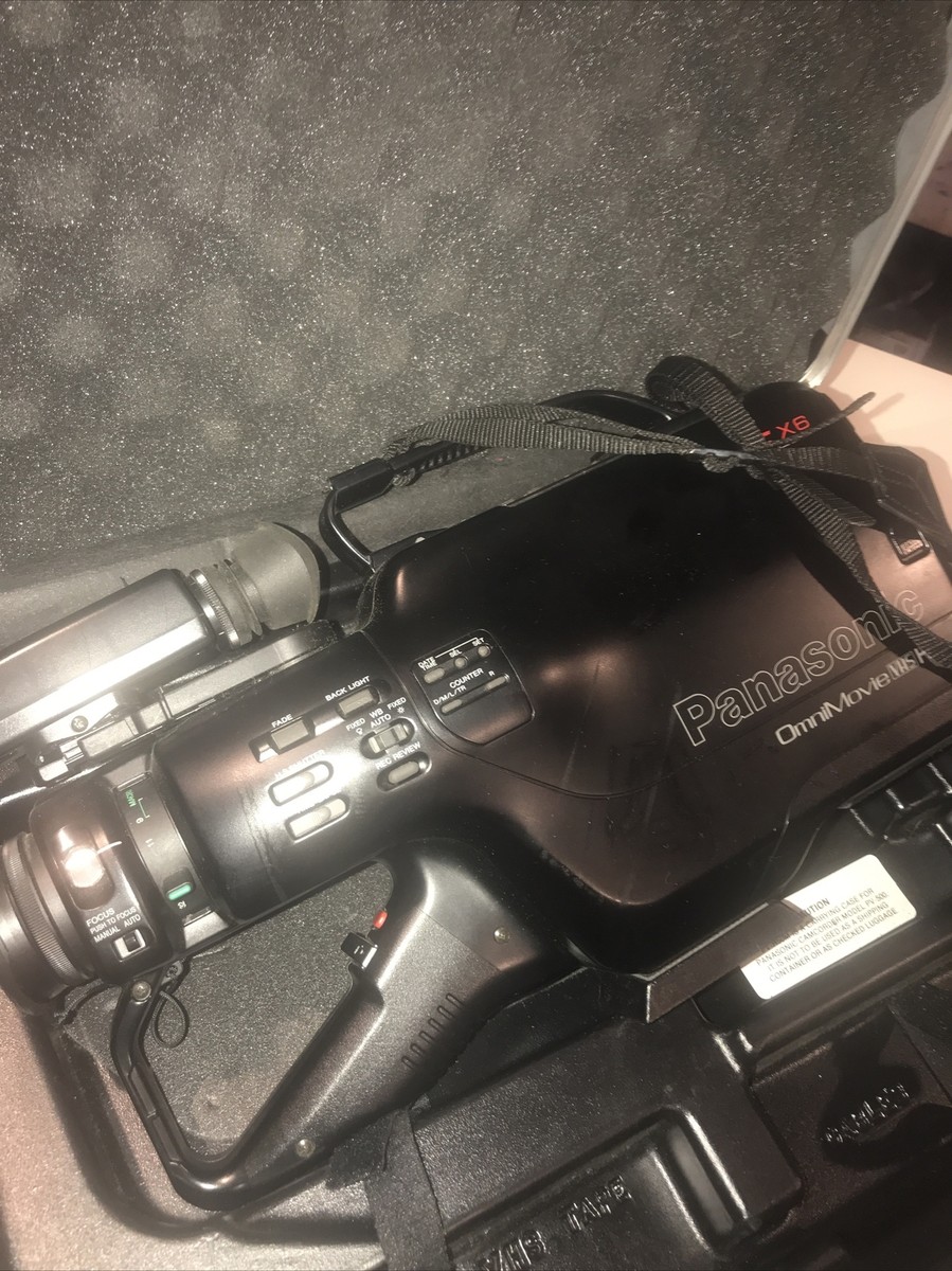 Panasonic OmniMovie VHS HQ AFx6 Camcorder - UNTESTED- READ | eBay