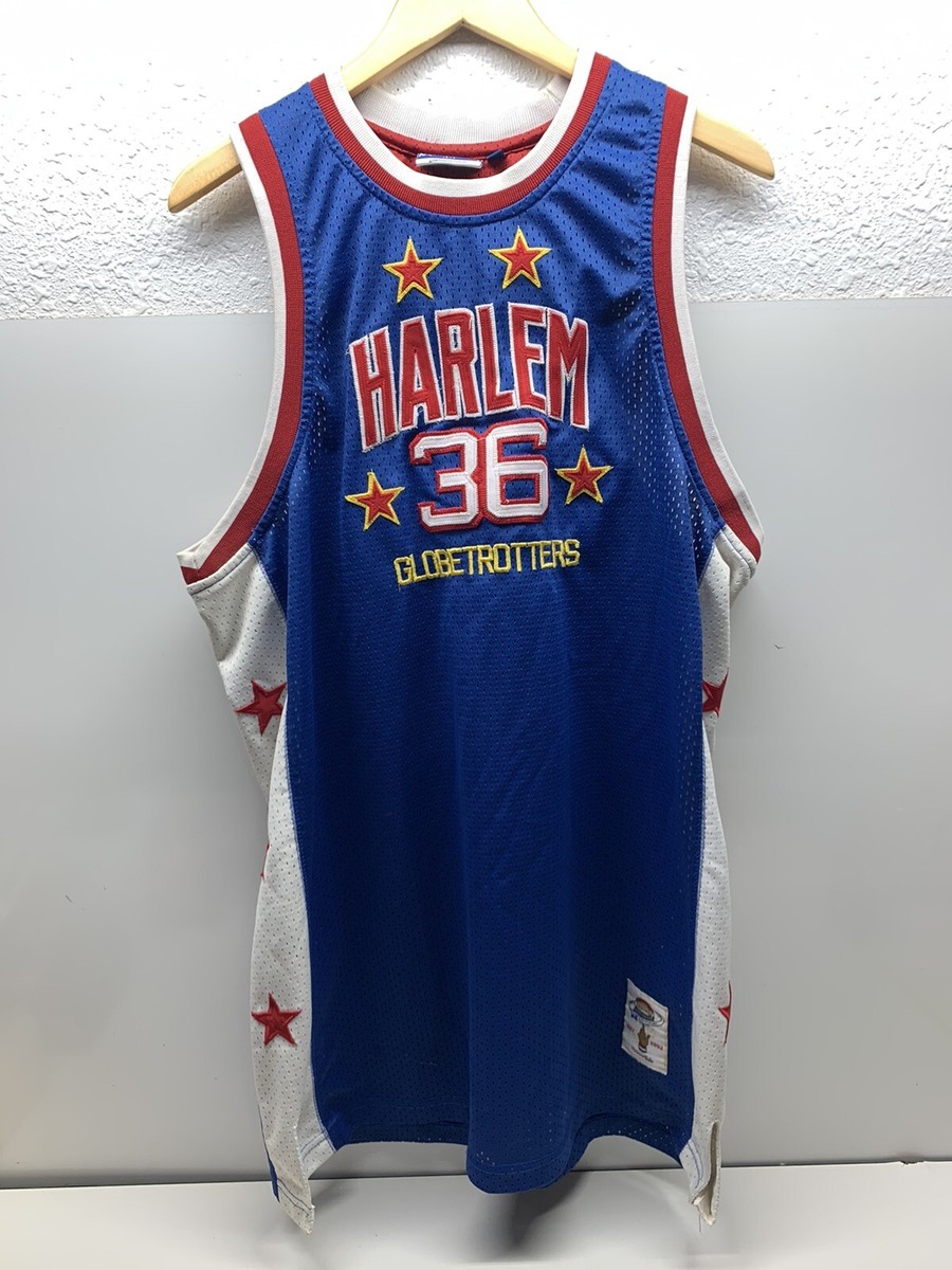 Harlem Globetrotters #36 Jersey XL Platinum Fubu | eBay