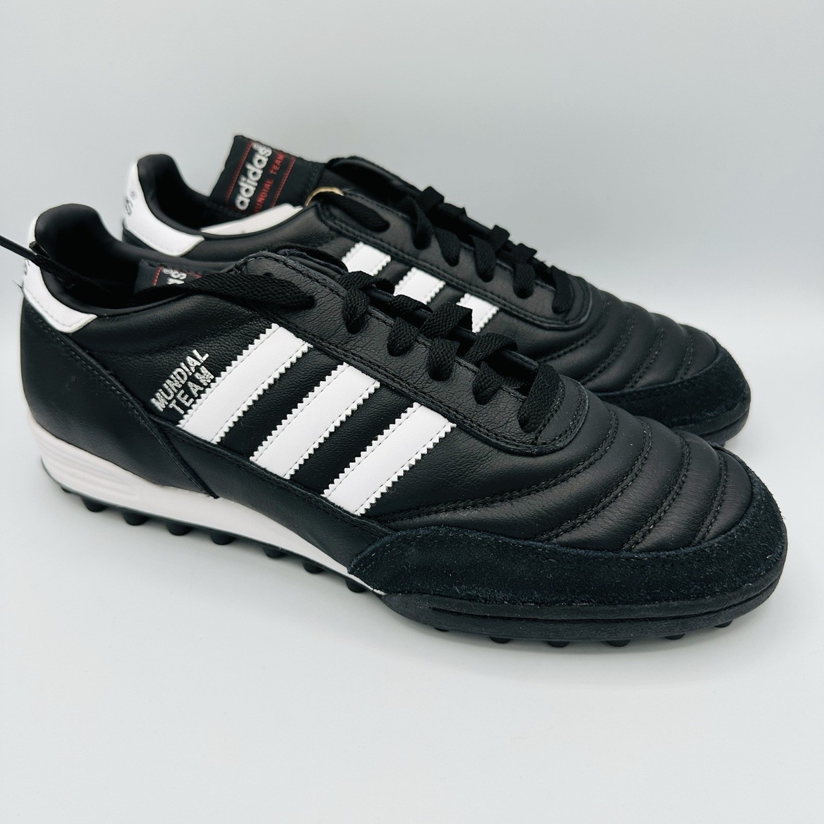 adidas Mundial Team Black Cloud White Men's Sizes 7-13 Turf Soccer