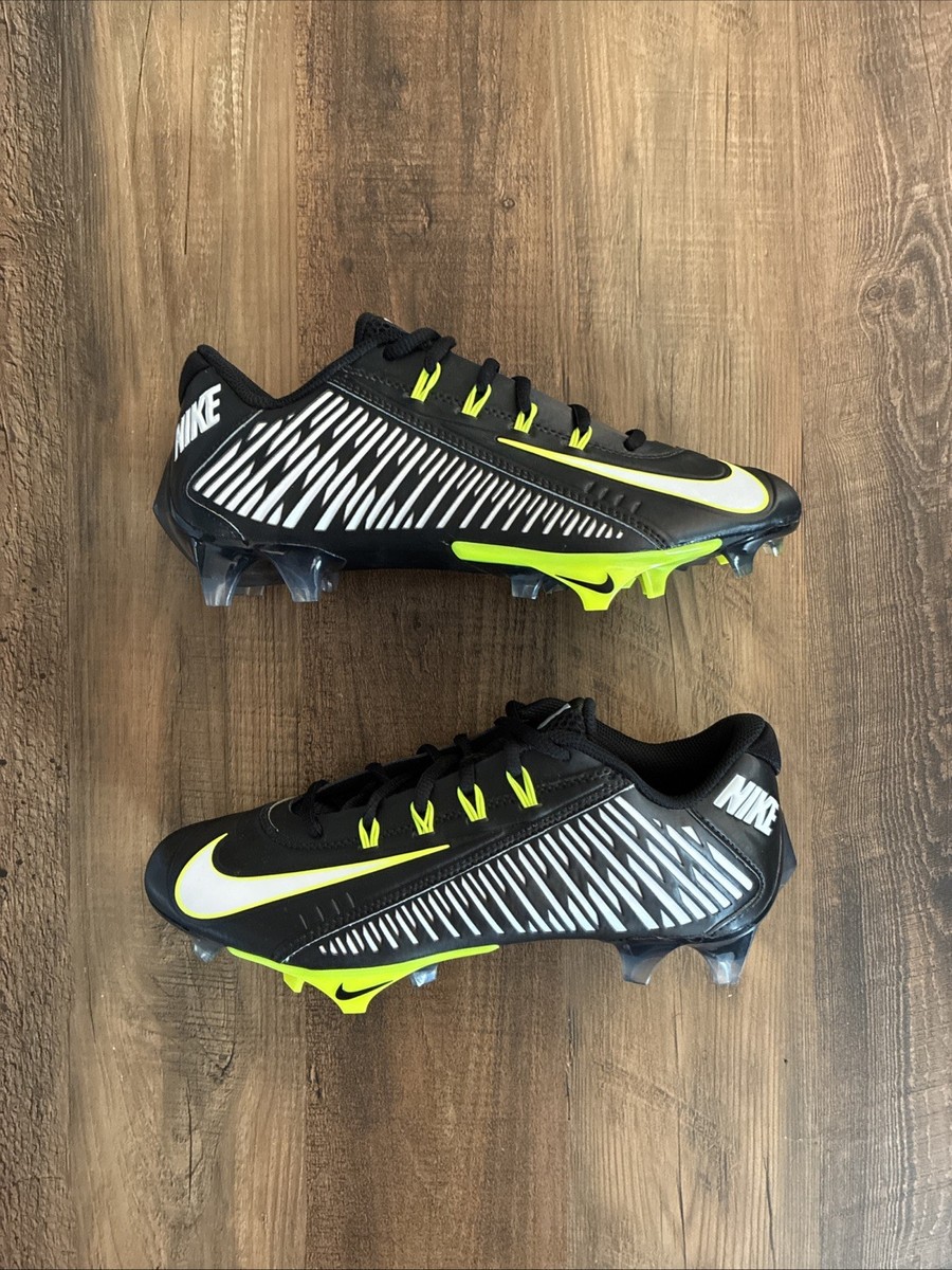 Nike Vapor Edge 360 VC Vapor Carbon Black Football Cleats Size 7.5