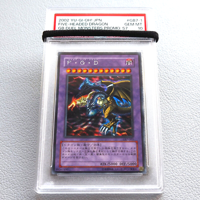 Yu-Gi-Oh PSA10 Five Headed Dragon GB7-001 Secret Rare GB Promo