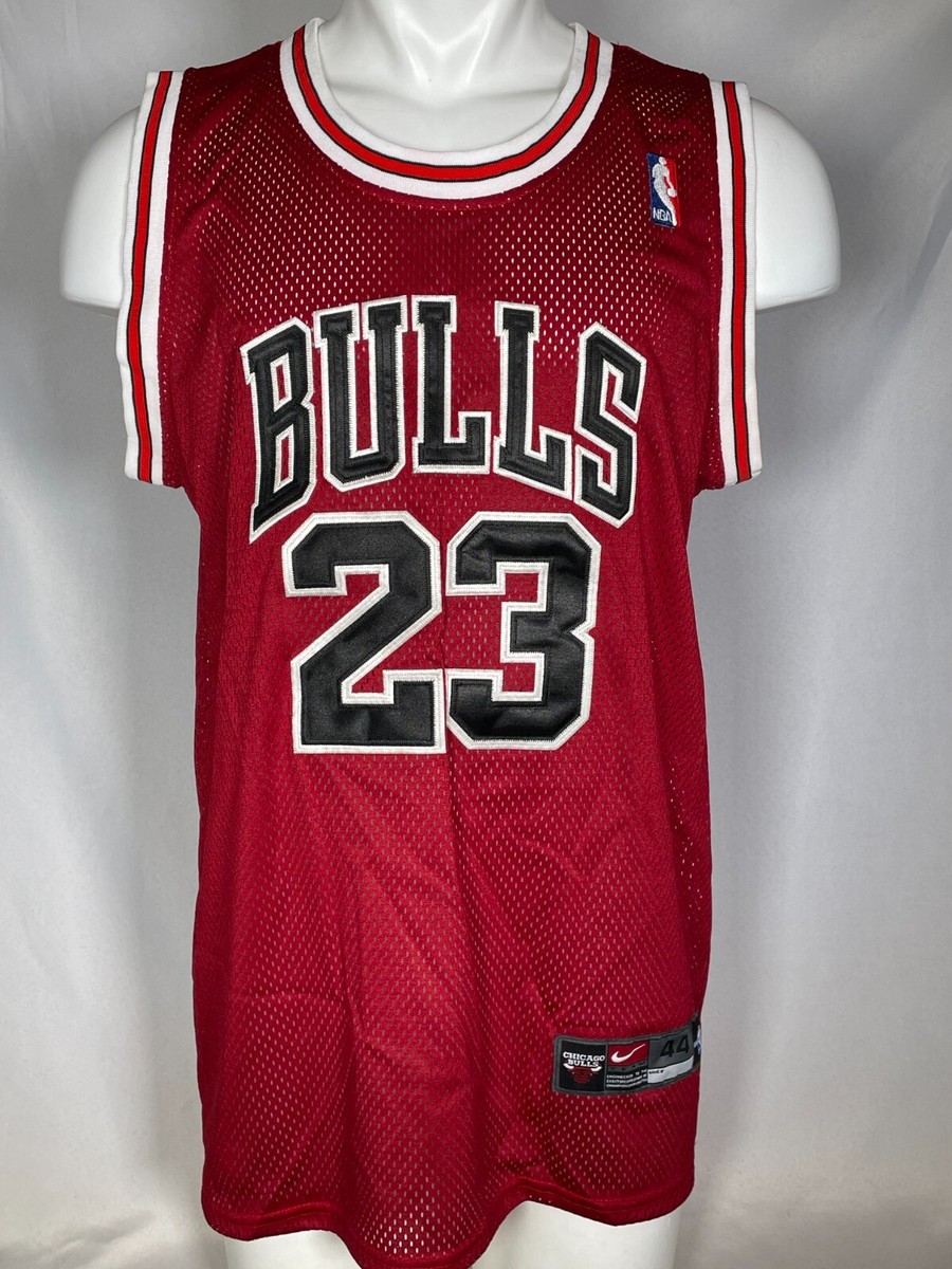 Michael Jordan Chicago Bulls #23 NIKE Red Home Jersey Men's SMALL