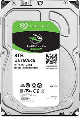 Seagate Barracuda 8TB SATA 6Gb/s 256MB 3.5-Inch Internal Hard