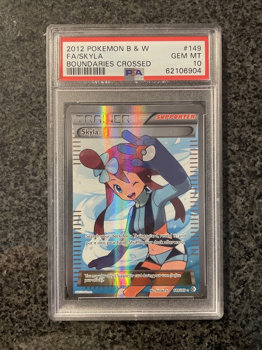 Skyla PSA 10 Full Art LOW POP 19 Pokemon 2012 Boundaries Crossed