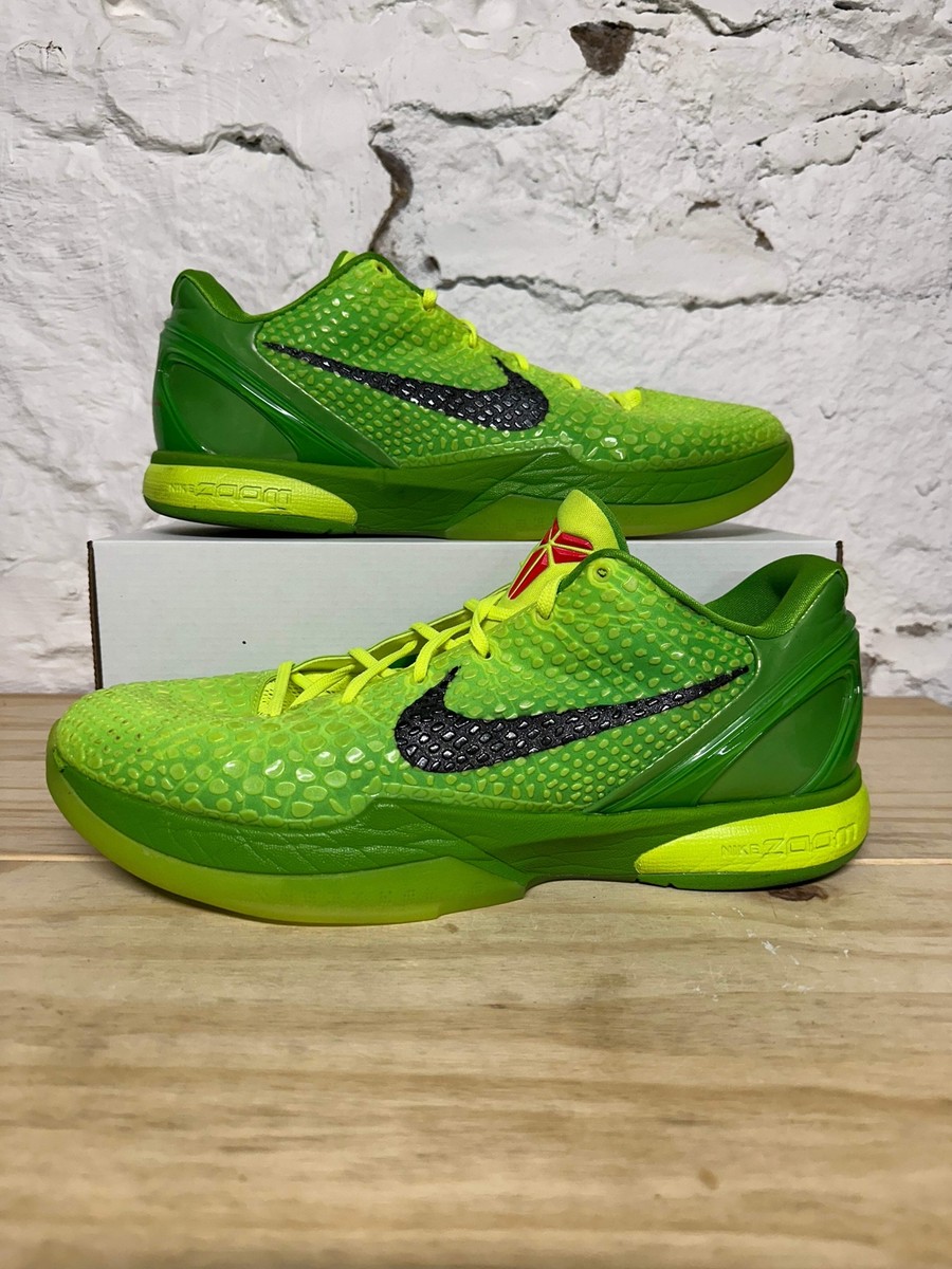 Size 15 - Nike Zoom Kobe 6 Protro Low Grinch for sale online | eBay