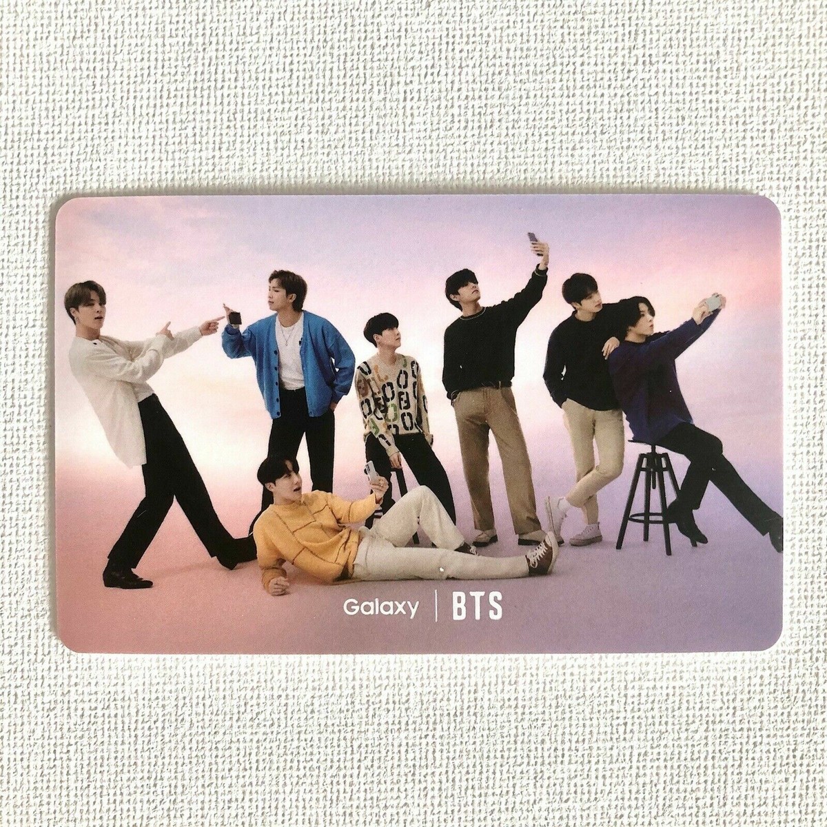 Official BTS Samsung Galaxy JAPAN Limited Edition Photo Card | eBay