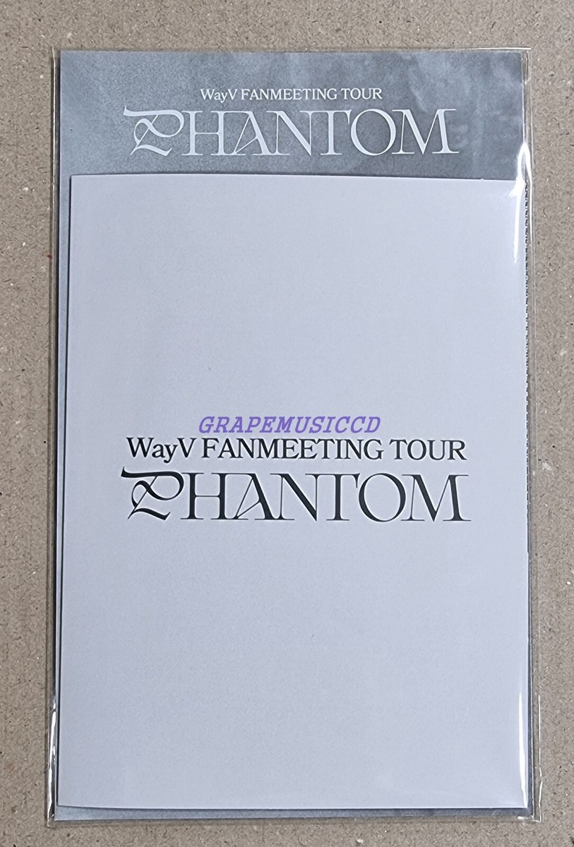 WayV 2023 FANMEETING TOUR Phantom OFFICIAL MD SPECIAL AR TICKET
