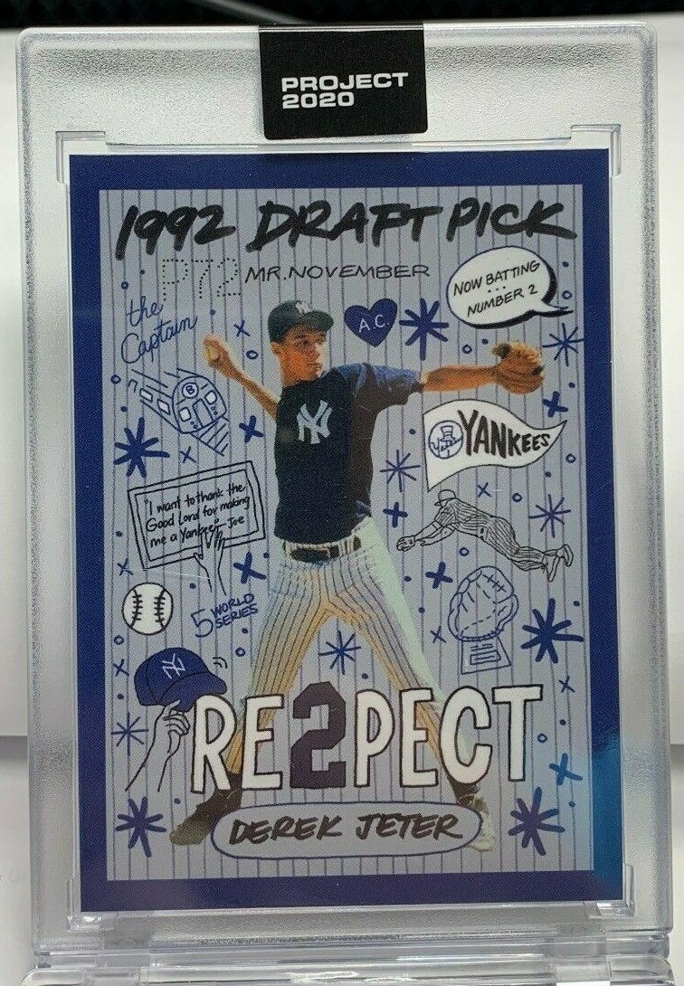 Topps PROJECT 2020 card #251 1993 Derek Jeter by Sophia Chang