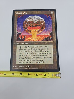 MTG Chaos Orb Oversized Promo Card 6x9 – 1996 Magic the Gathering
