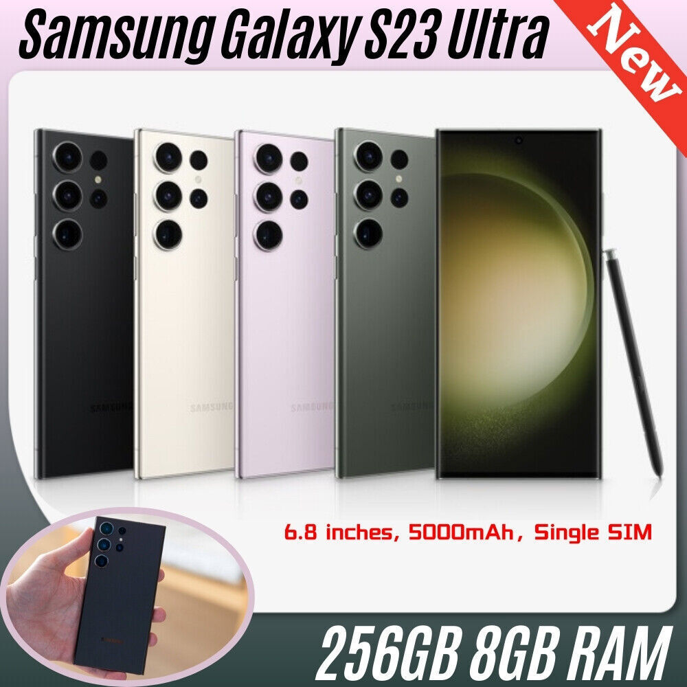 ✓ NEW Samsung Galaxy S23 Ultra 6.8 in 5G 512GB/256GB Factory